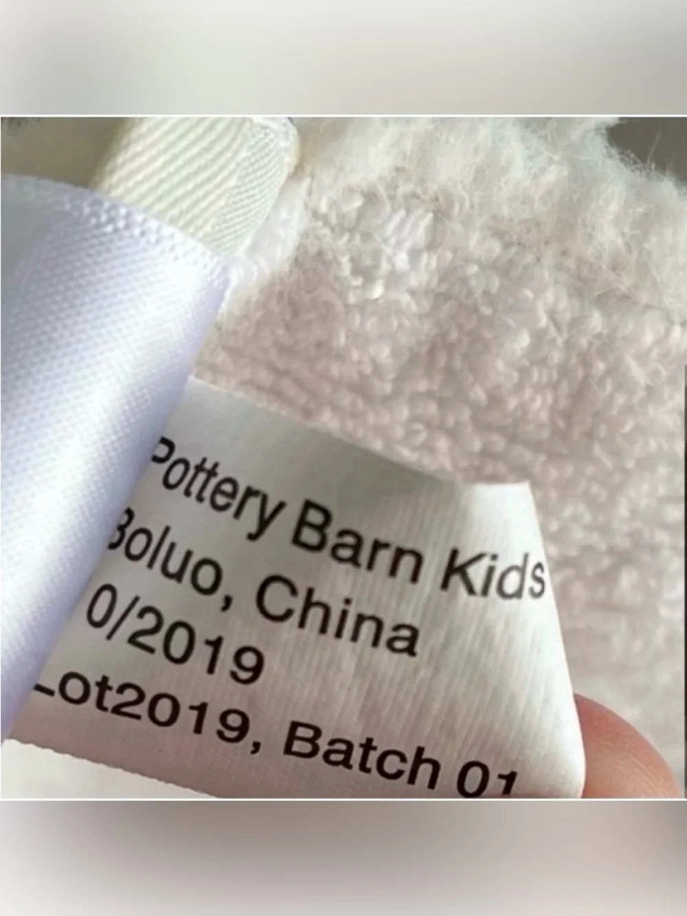 Pottery Barn Kids Toddler Bunny Hood Towel Wrap